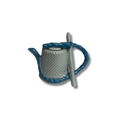 Eccentric Thimble Teapot Blue