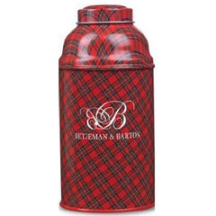 Boîte à thé "Ecossais" Rouge (125g) - Boîte à thé