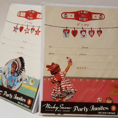 Paquet de 8 cartons d'invitation - Bonnes affaires