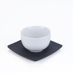 Tasse à thé et soucoupe - Théière fonte