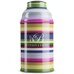 Boîte à thé imprimé Bayadère (125g) - Boîte à thé