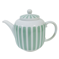 Collection porcelaine rayée Vert d'eau - Accessoires Gourmandises
