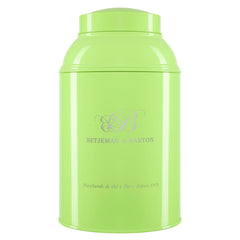Grande boite à thé vide en métal Vert Tisane (1 kg)